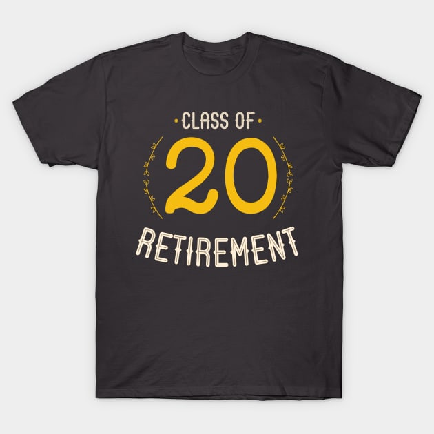 Class of 2020 retirement T-Shirt by OutfittersAve